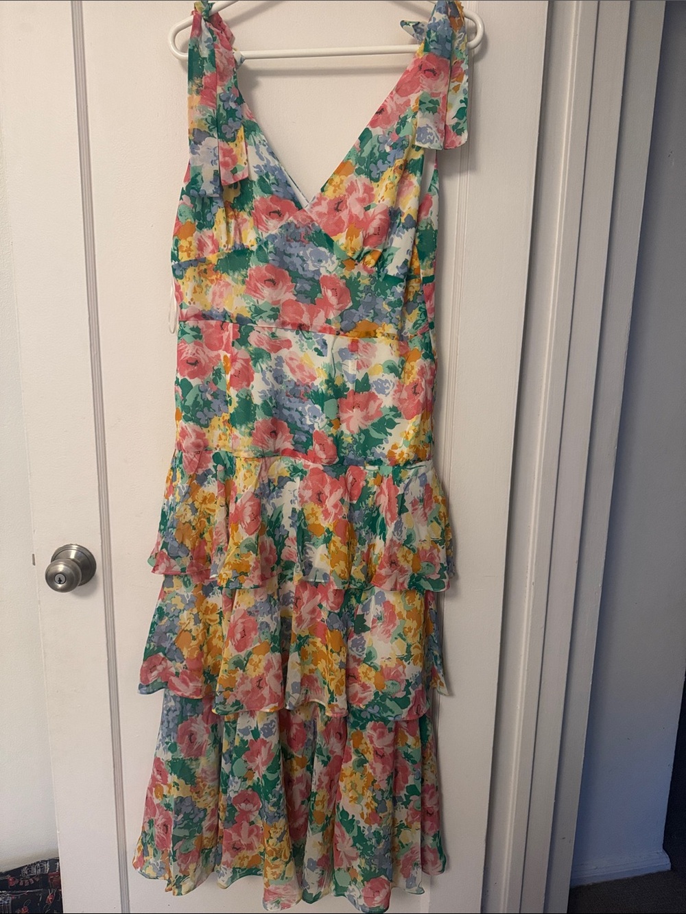 Wayf Floral Tie-Shoulder Florals in Pink, Green, Blue, Yellow